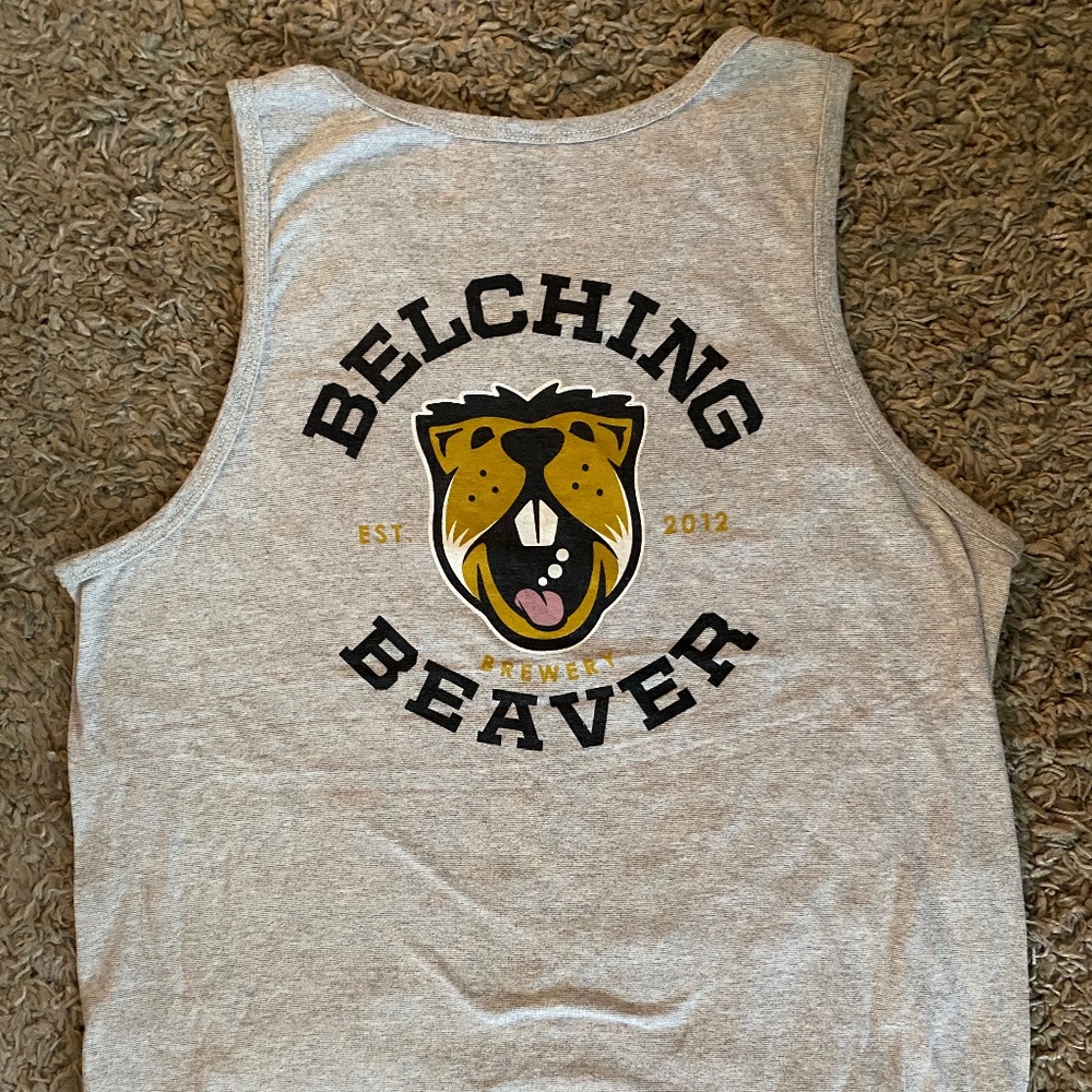 Belching Beaver Logo Tank Top